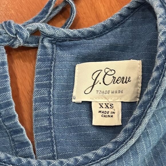 J.Crew denim swing top in Spanish indigo size XXS - Picture 4 of 11